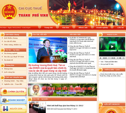 Chi Cục thuế Thành phố Vinh