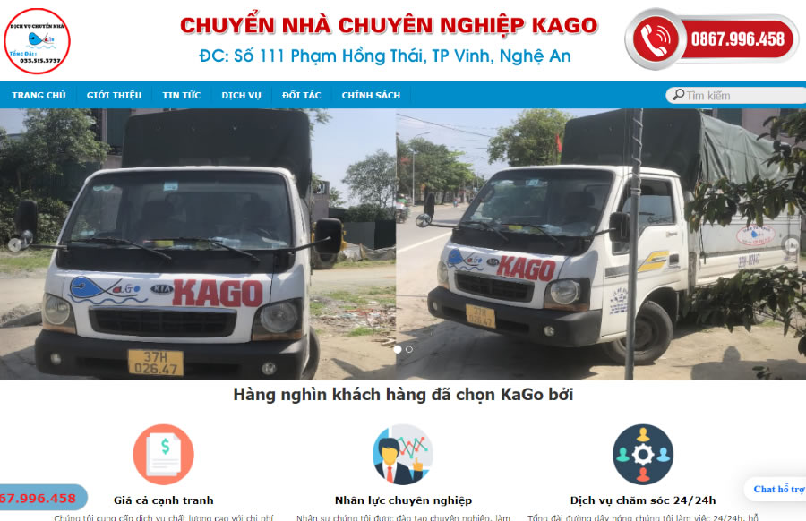 Đơn vị vận chuyển nhà trọn gói Kago