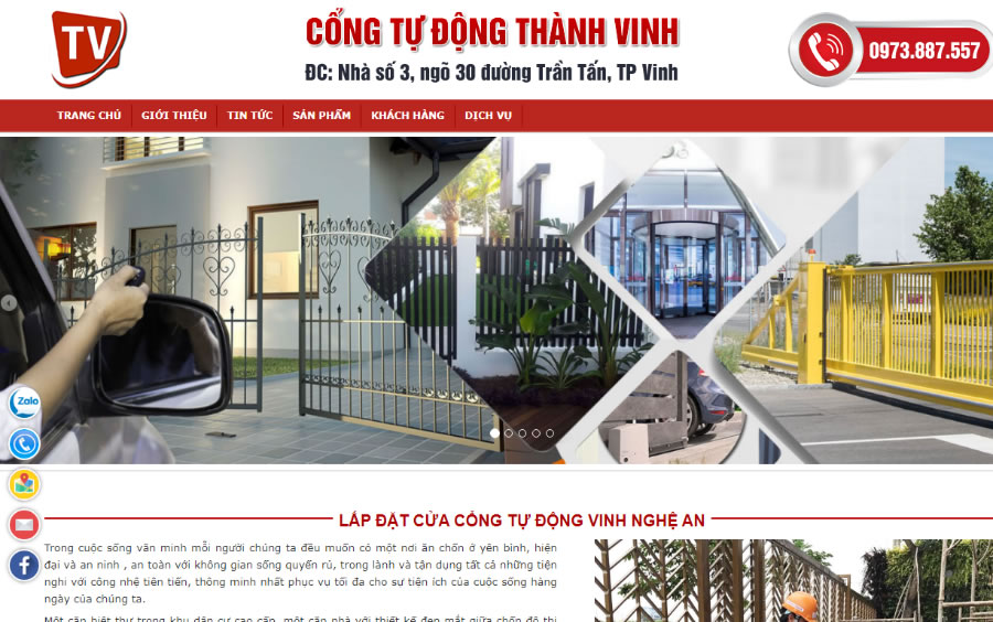 Cổng tự động cánh tay đòn âm sàn