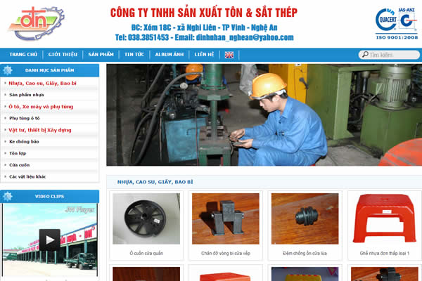 Công ty TNHH sản xuất Tôn và sắt thép Định Nhàn