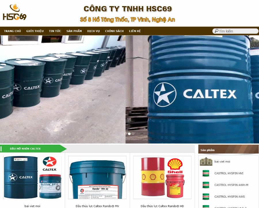 CÔNG TY TNHH dầu nhờn HSC69