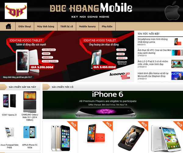 Cửa hàng điện thoại Đức Hoàng Mobile