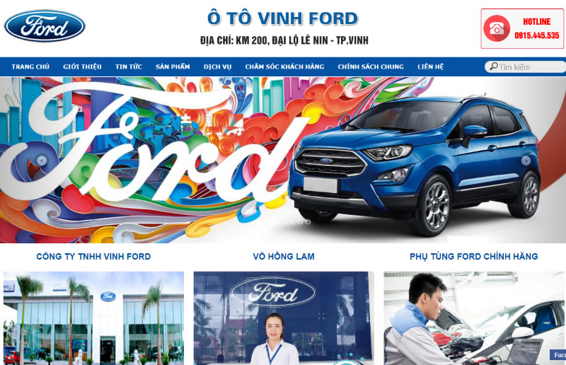 Đại lý Ô tô Vinh Ford