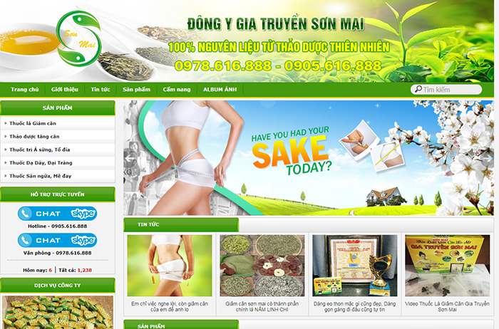 Thuốc giảm cân Gia Truyền Sơn Mai