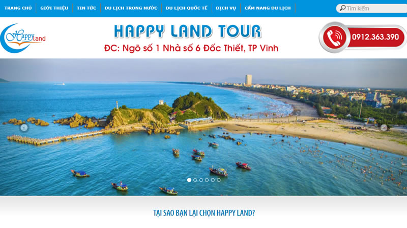 Công ty CP Du lịch và Thương mại Happy Land