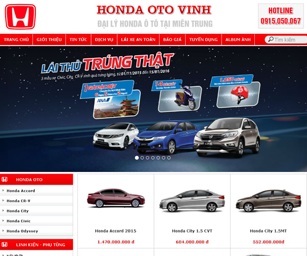 Showroom Honda Ô Tô Vinh Nghệ An