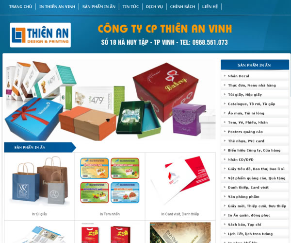 Công ty CP In Thiên An Vinh