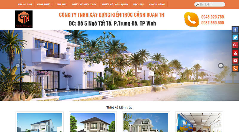 Công ty TNHH xây dựng kiến trúc cảnh quan TH