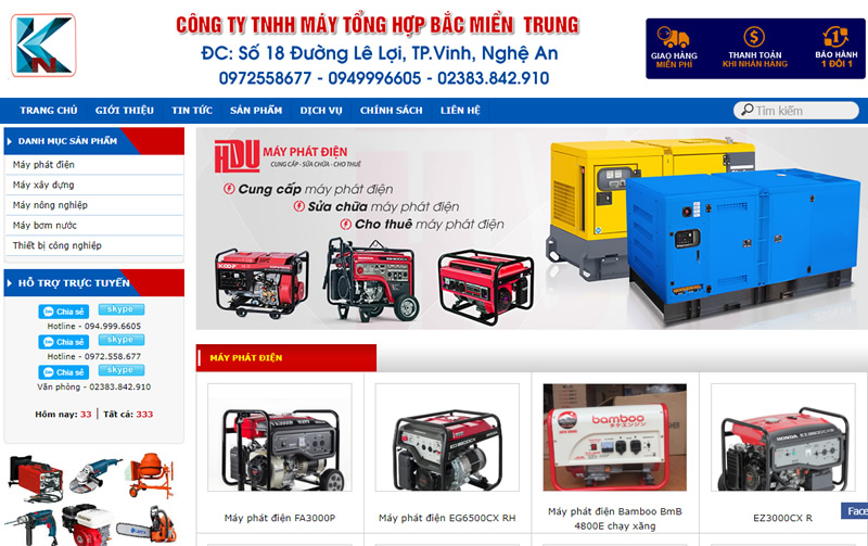 Công ty TNHH máy tổng hợp Bắc Miền Trung