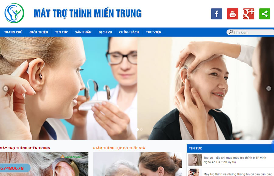 Thiết bị máy trợ thính Miền Trung