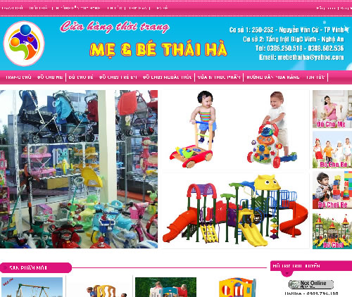 Shop thời trang Mẹ và Bé Thái Hà