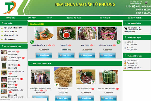 Nem chua Tứ Phương TP Vinh Nghệ An