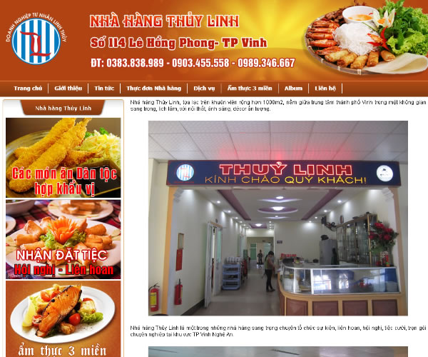 Nhà hàng Thủy Linh - TP Vinh Nghệ An