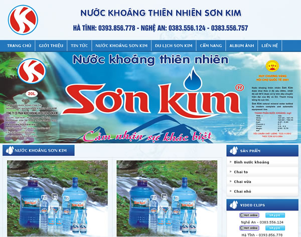 Công ty CP nước khoáng và du lịch Sơn Kim