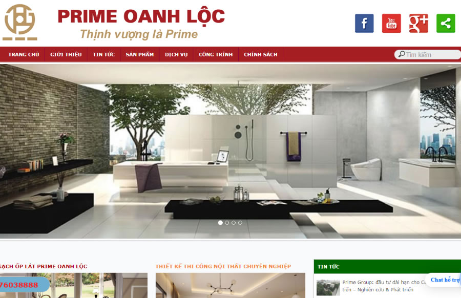 Gạch ốp lát Prime Oanh Lộc