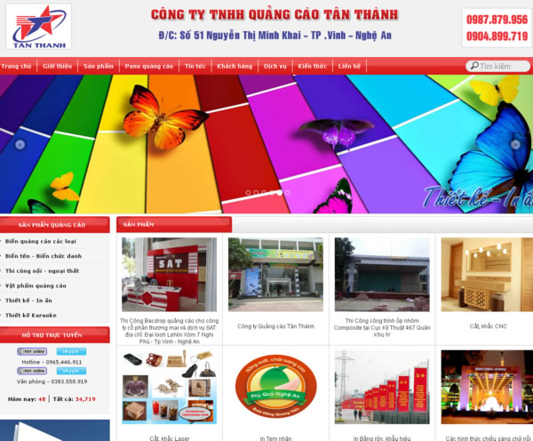 Công ty TNHH Quảng Cáo Tân Thành Nghệ An