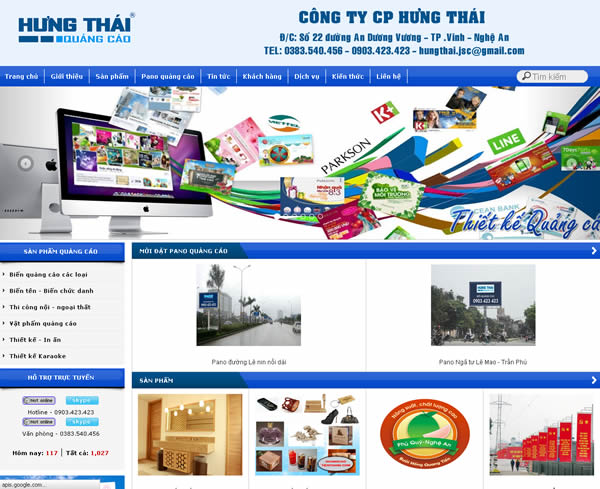 Công ty quảng cáo Hưng Thái