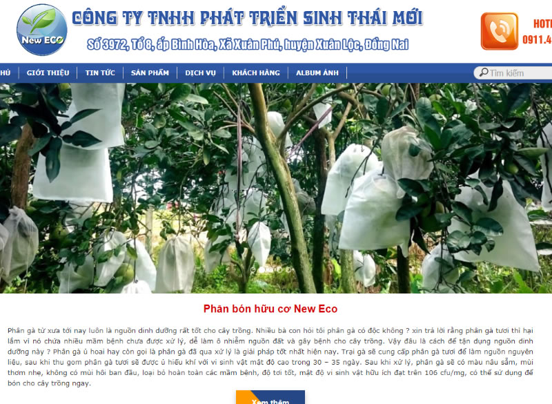 Công ty TNHH Phát triển Sinh Thái Mới