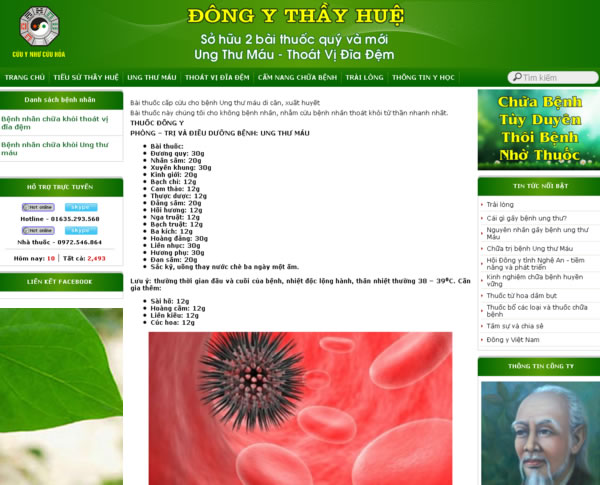 Nhà thuốc Đông Y Thầy Huệ