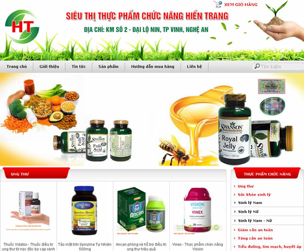 Siêu thị Thực phẩm chức năng Hiền Trang