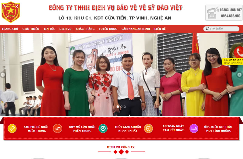 Công ty TNHH dịch vụ bảo vệ vệ sỹ Bảo Việt