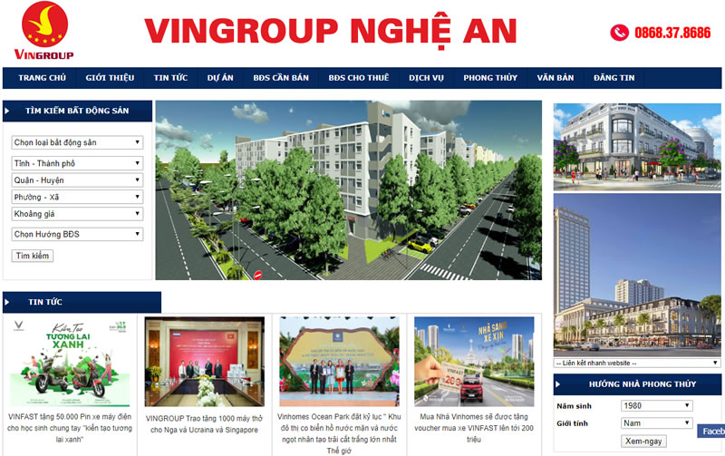 BẤT ĐỘNG SẢN VINGROUP NGHỆ AN